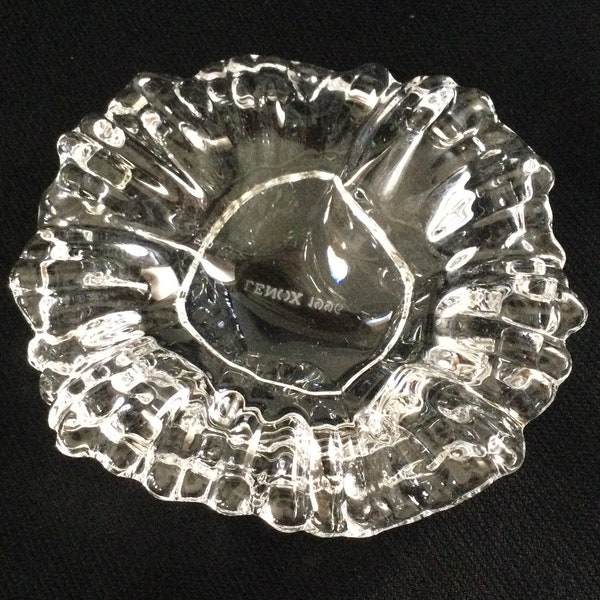 1996 Lenox Crystal Modernistic Flower Dish