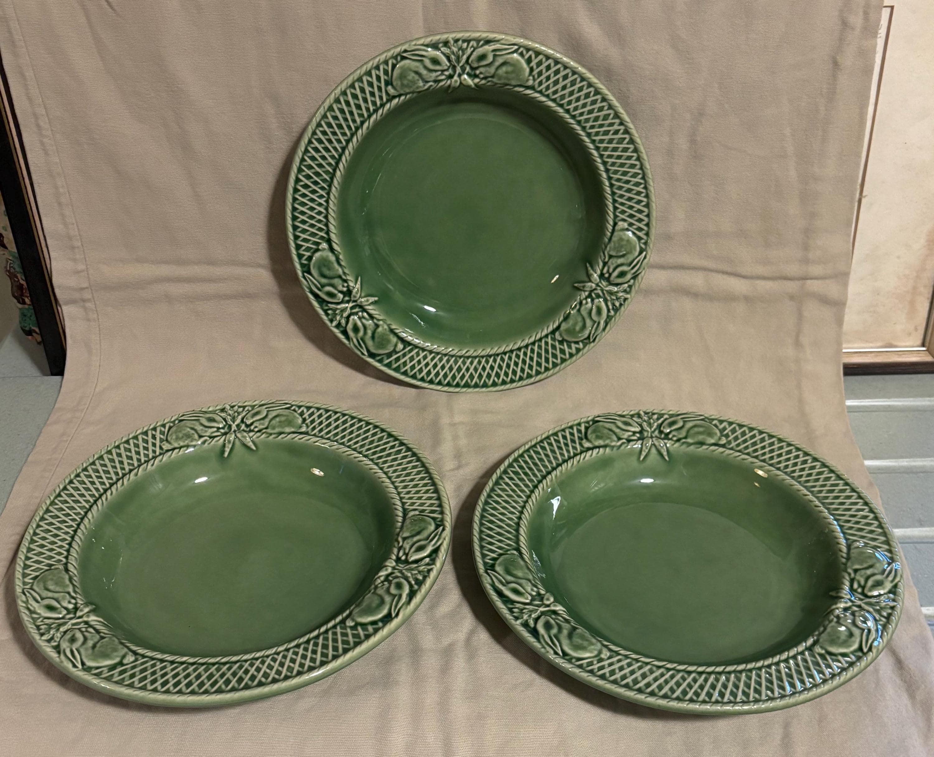 Japanese Green Glaze Antique Pottery - Etsy