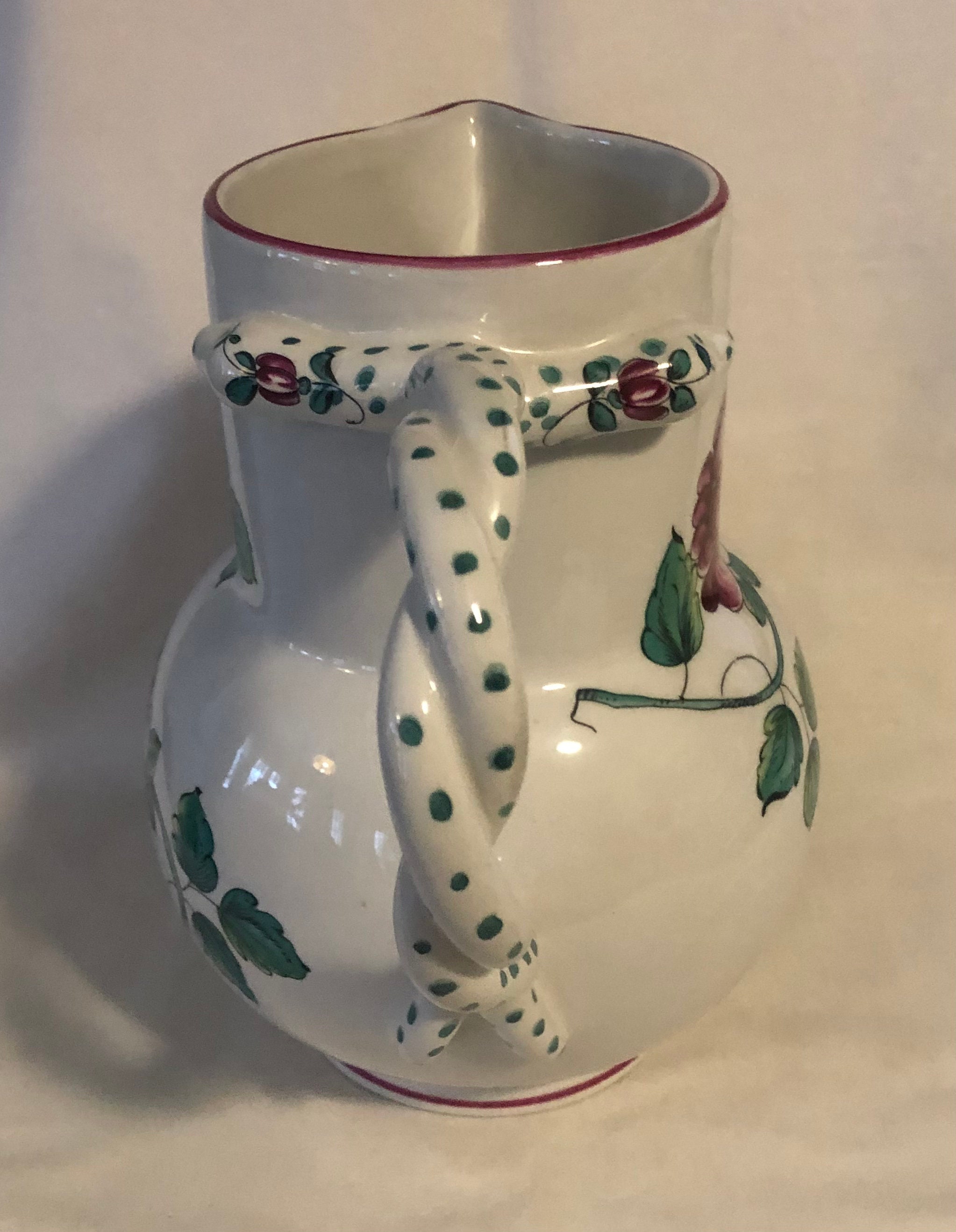 Vintage Tiffany & Co Strasbourg Flowers Snake Handled Pitcher - Etsy
