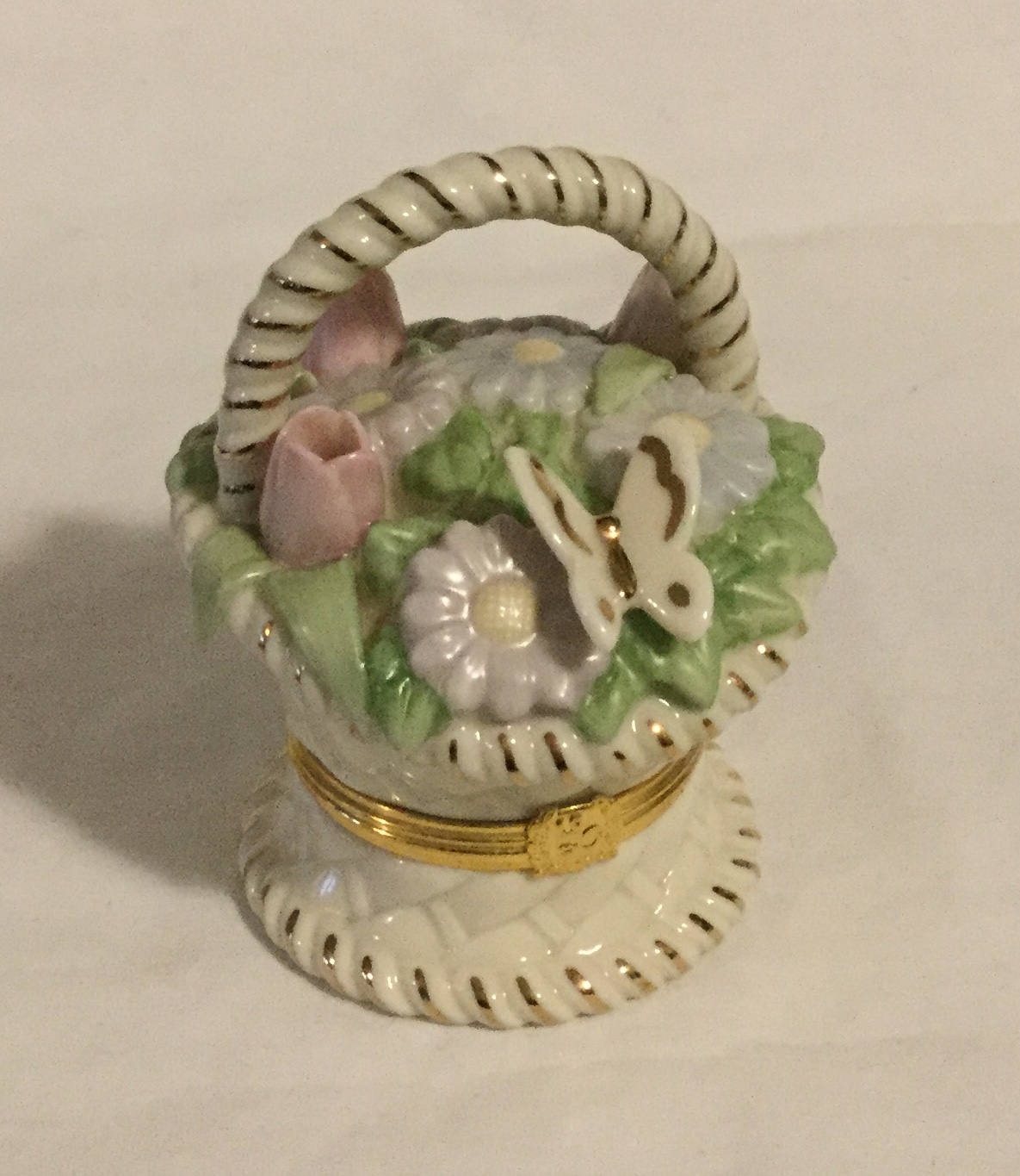 Lenox Treasures Basket of Blossoms Spring Basket Butterfly & Etsy