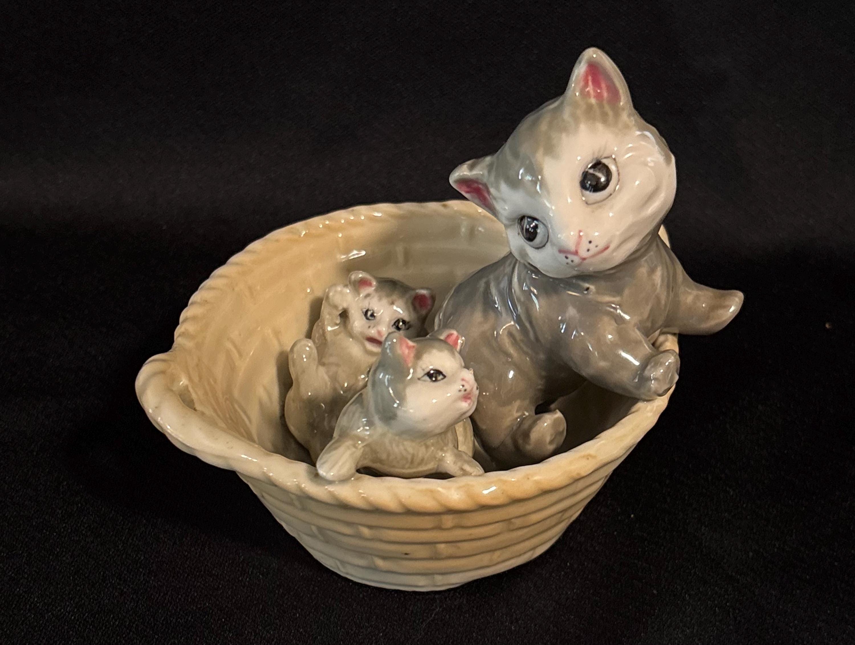 Vintage Occupied Japan Cat Figurines - Etsy