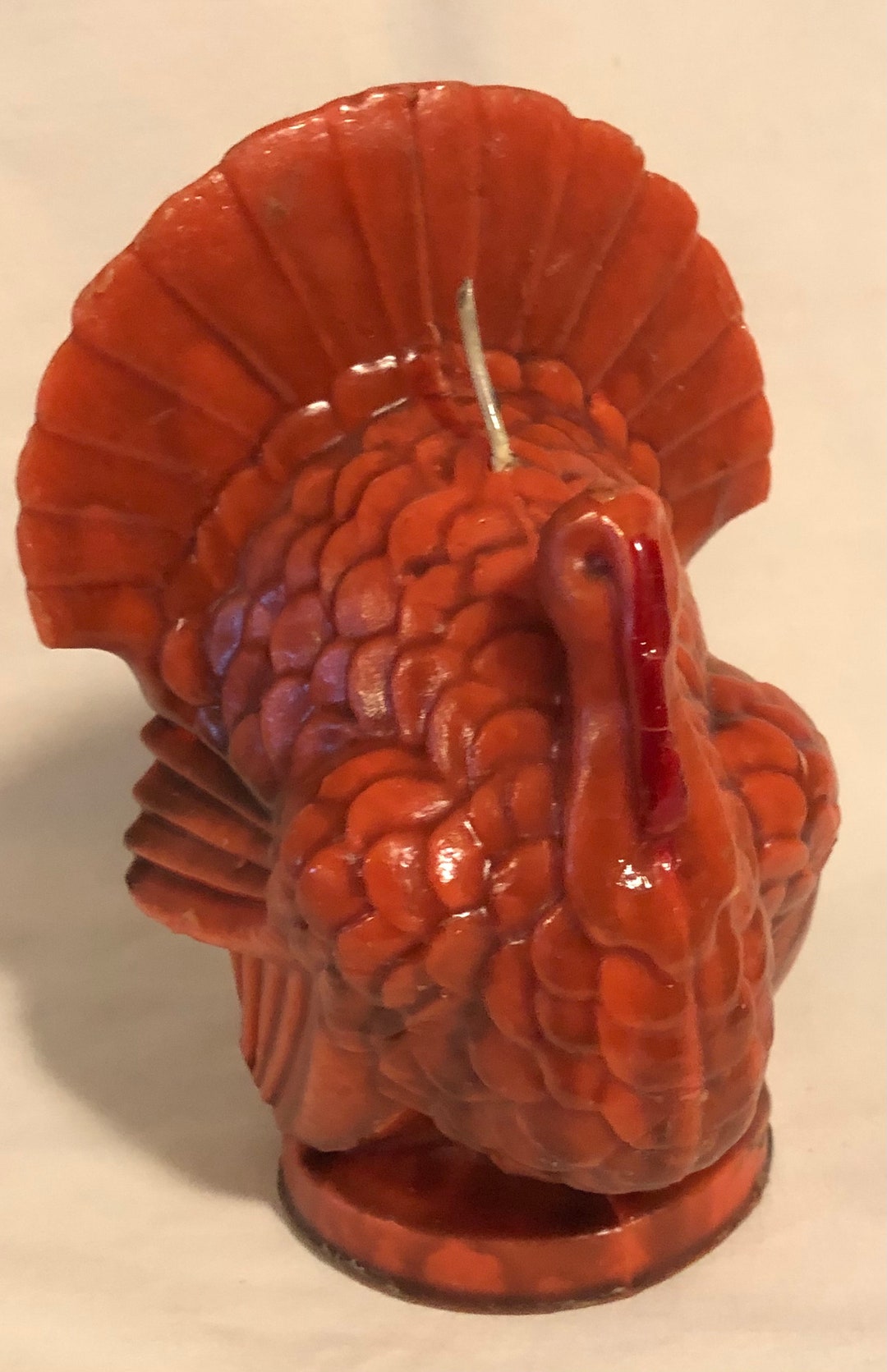 Vintage Large Gurley Thanksgiving Day Turkey Candle Etsy