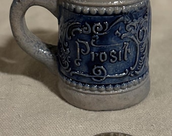 Antique Miniature German Prosit Stein