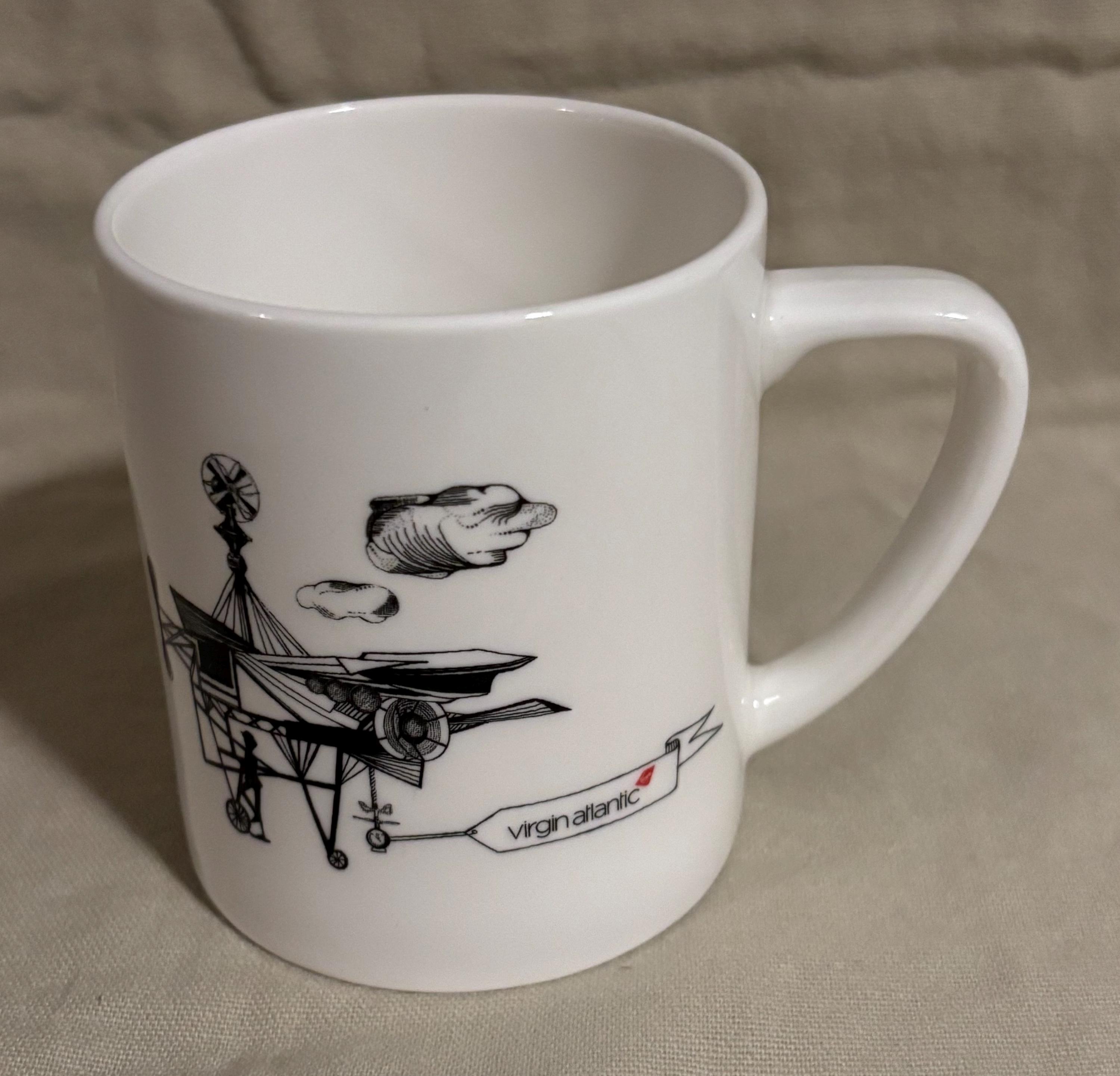 ヴァージンアトランティック航空のマグカップ Virgin Atlantic Mug - Etsy