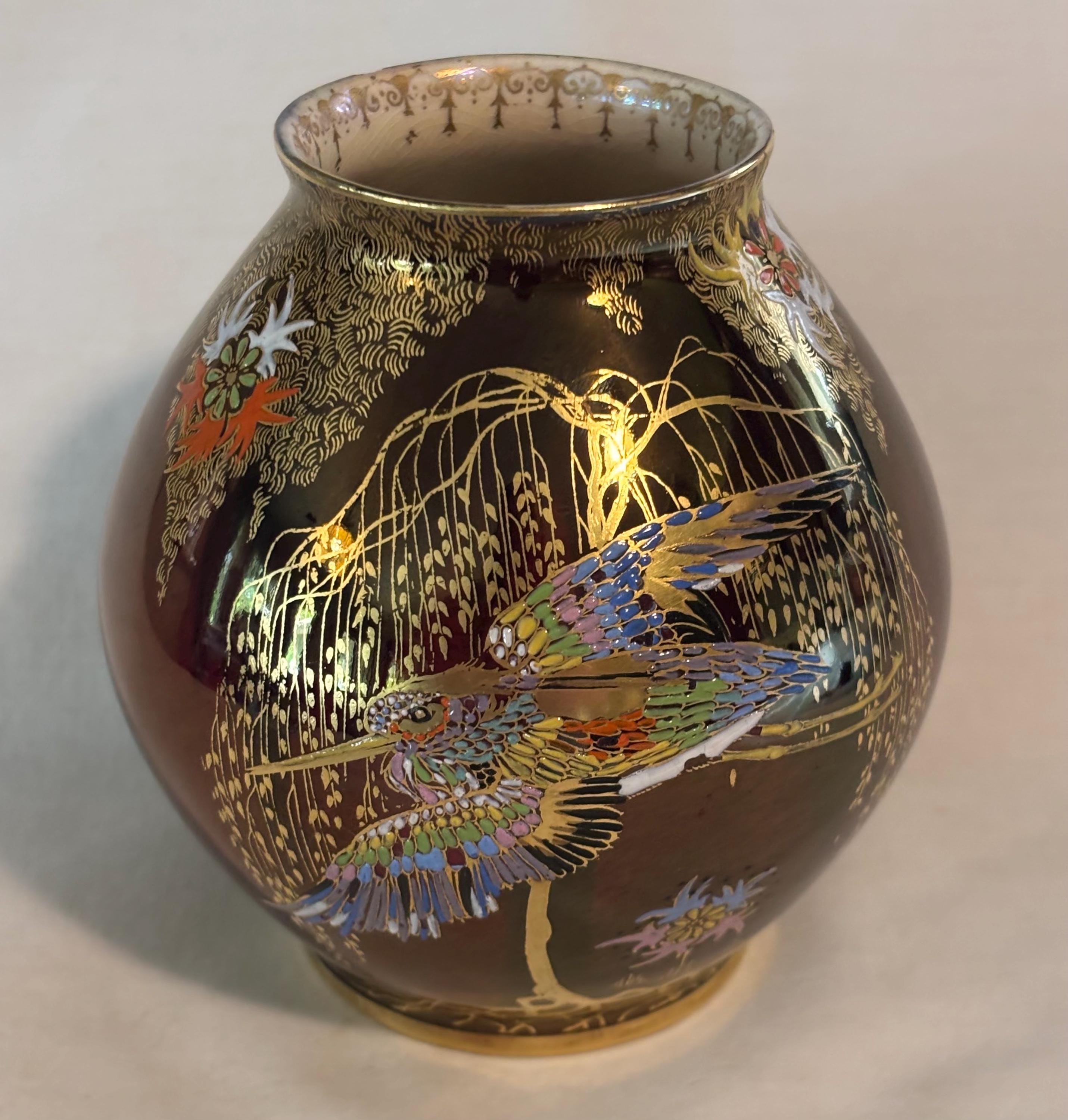 カールトンウェア　CARLTON WARE ／花瓶 磁器の花瓶 カールトンウェア、W&R、2184 ストークオントレント