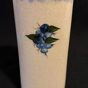 Vintage Debbie’s Blueberryware Maine Ceramic Vase