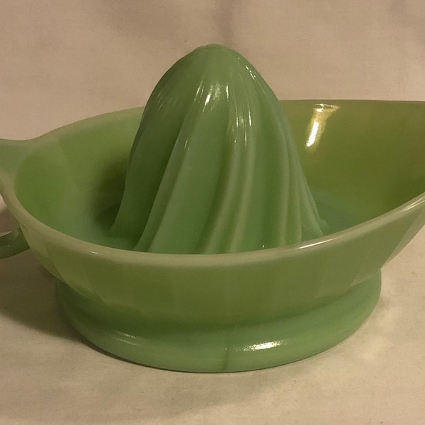 Antique Jadeite Glass Orange Reamer