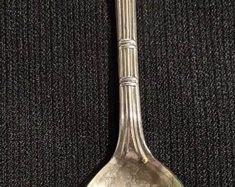 Antique Egyptian Revival Scarab Beetle Sugar Spoon
