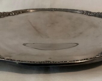 Vintage 1847 Rogers Bros. Heritage Pattern Silverplate Cake