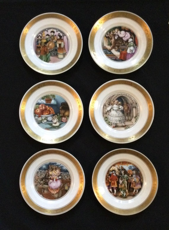 Vintage Set of Six Assorted Royal Copenhagen Hans Christian - Etsy