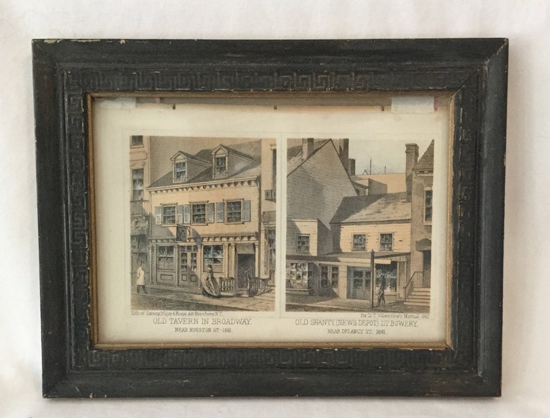 Antique Framed Sorony Major Knapp 19th Century Lithograph Image 0