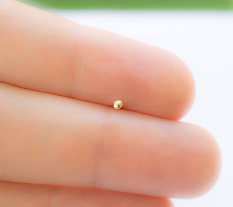 Tiny Stud Earrings Tiny Dot Studs Small Stud Earring Tiny Gold studs earrings Tiny Stud Earrings Silver Hypoallergenic image 7