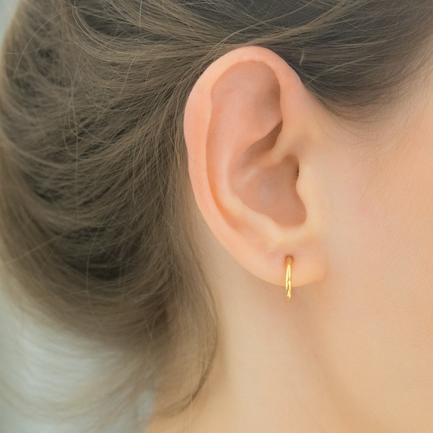 Bead Landing™ Clip On Earrings With Loop, Rhodium | Michaels
