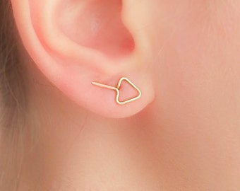 Fashion Earrings-Handmade Earrings-Arrow Stud Earrings-Fun Earrings-Playful earrings-Tiny Small Ear Climbers-Arrow Ear Clilmbers