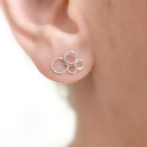 Fun Bubble Studs Earrings - Bubbles Earrings - Bubbles Studs - Gift Earrings for Girls