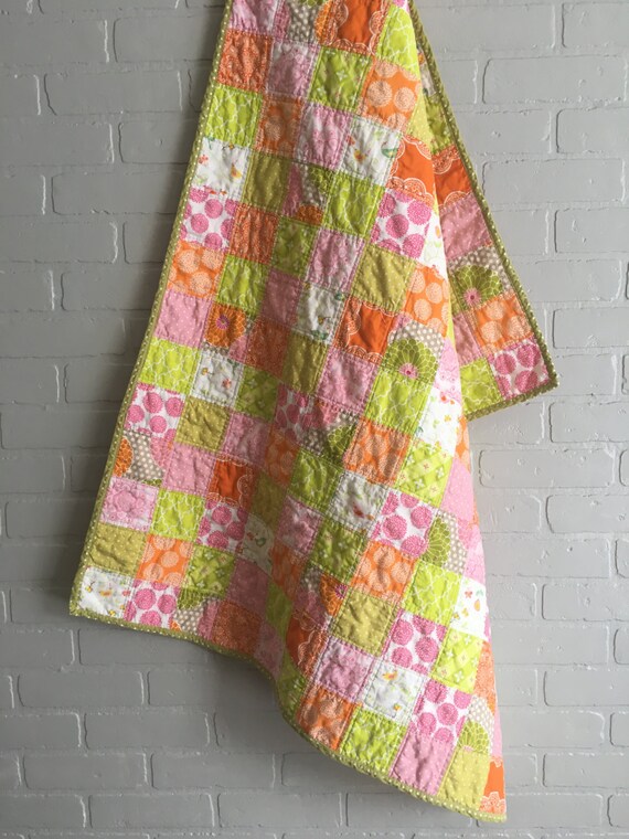baby girl crib quilt