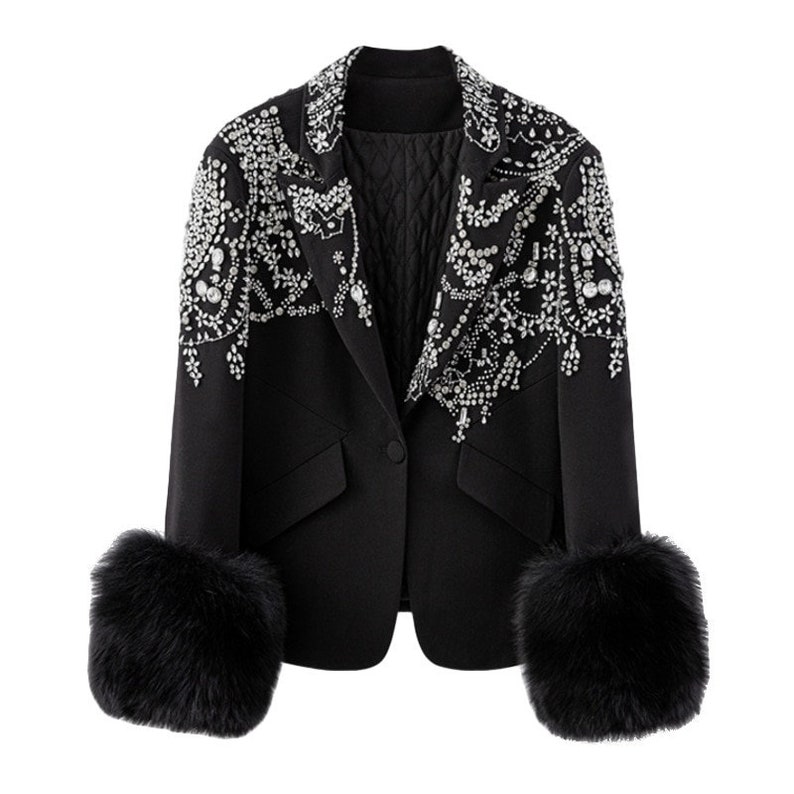 Black Blazer Siberia Jacket