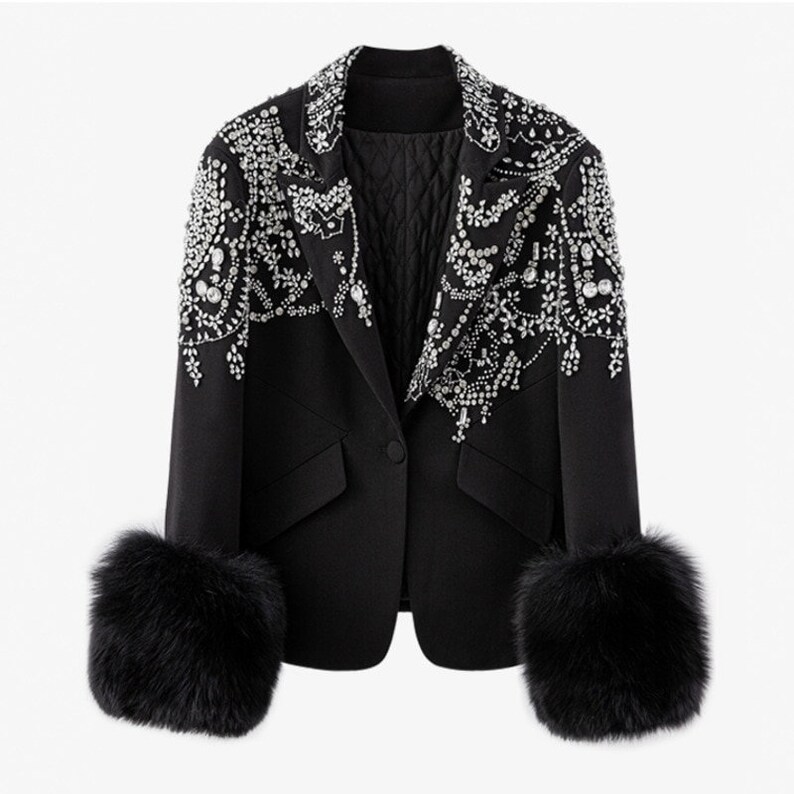 Black Blazer Siberia Jacket
