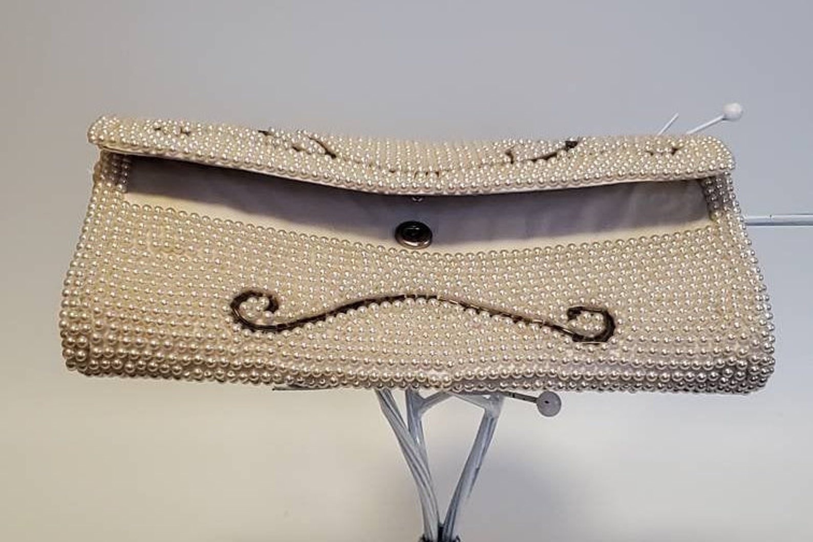 Seed Pearl Clutch Purse Japan Hand Made Bead Purse HATO HASI Etsy