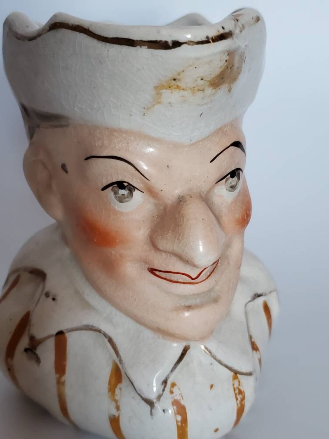 Antique Punch & Judy Mug Toby Jug Jester Figure Punch 1850s Etsy