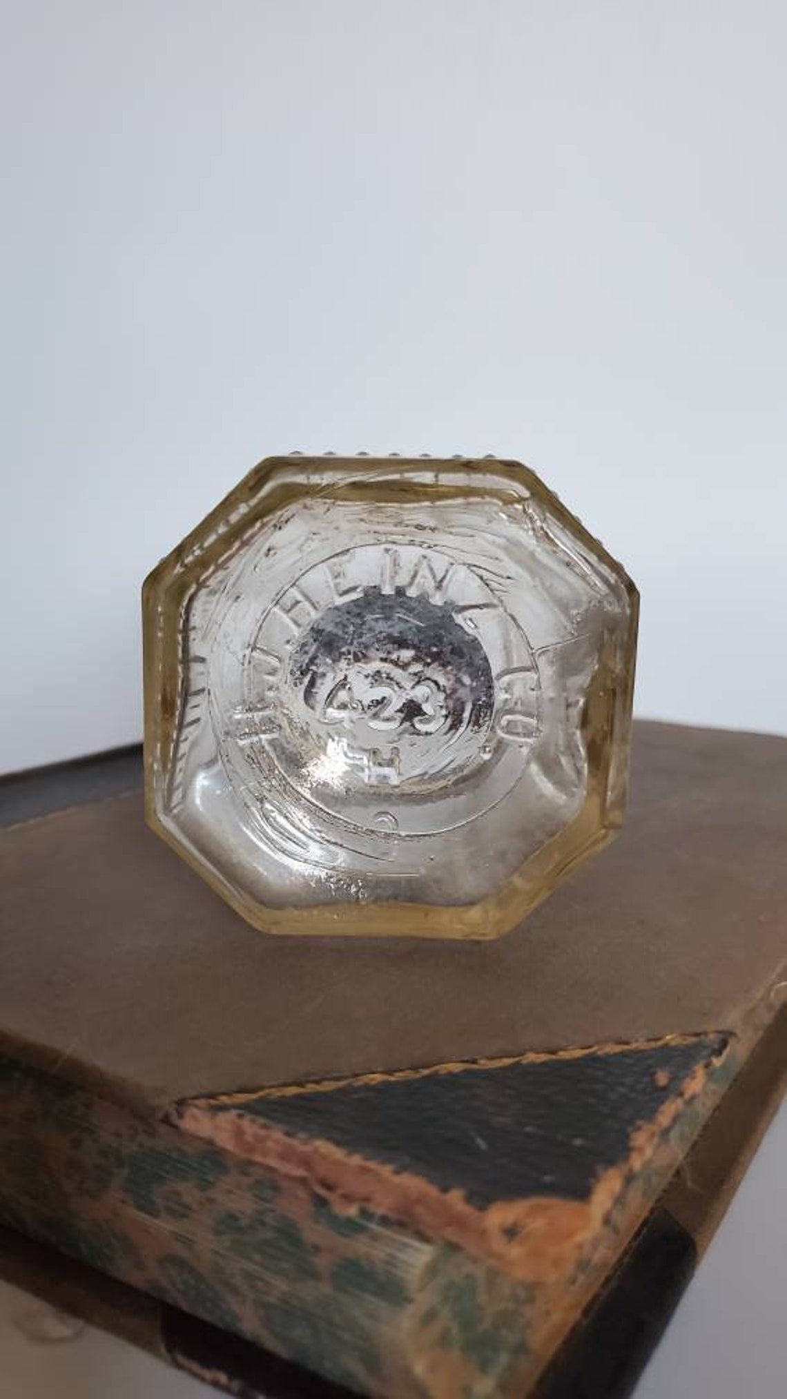 Heinz Indian Relish Jar 1930s Vintage Glass Bottle H. J. Heinz Etsy