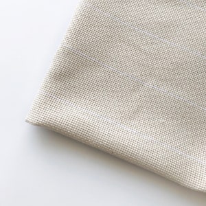 Monk&#39;s cloth 2 x 2 grid in cotton / Oxford Punch Needle Rug Hooking backing fabric / Assorted sizes 0.5 meter, 1 meter, 2 m, 3 m