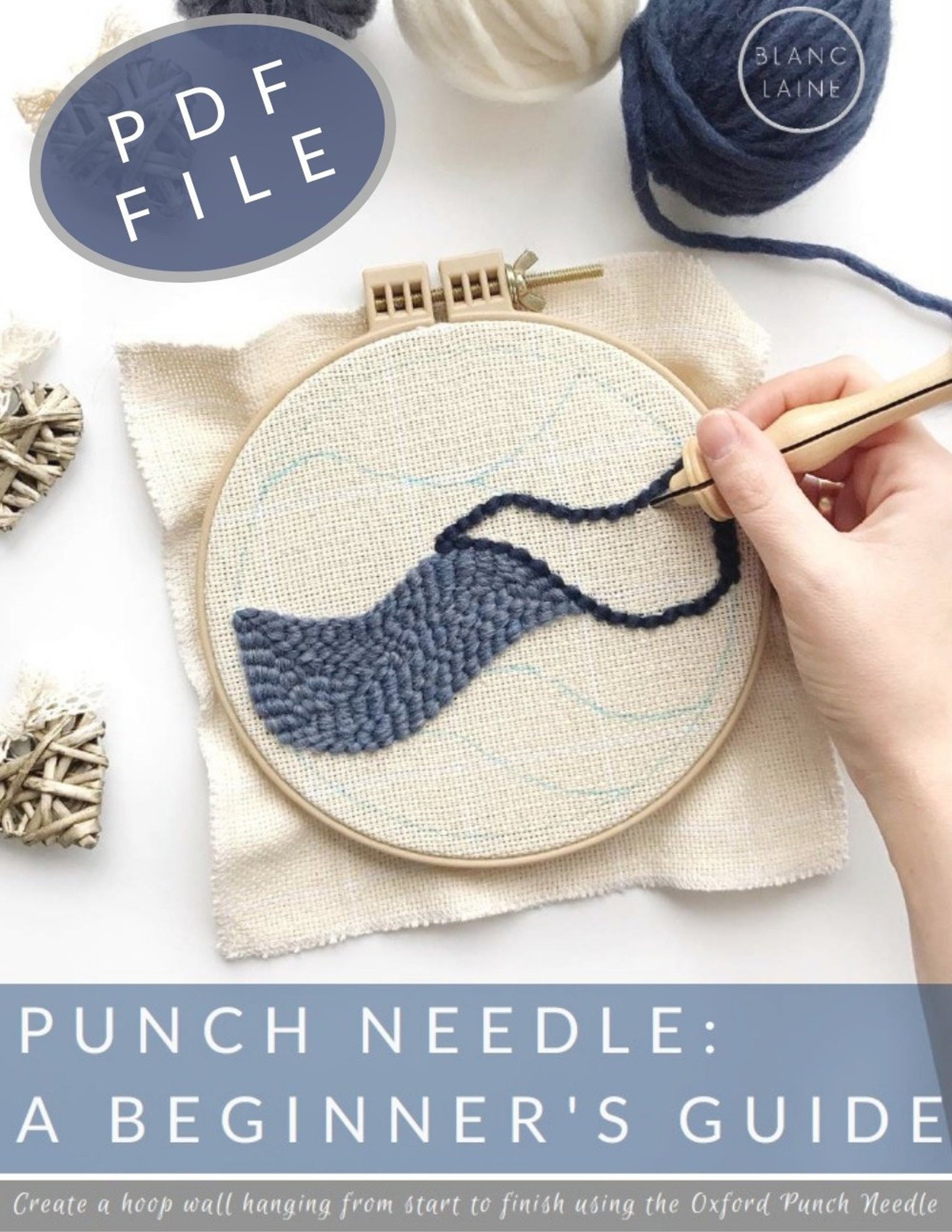 PDF FILE ONLY / Learn to Punch Needle / Punch Needle Etsy