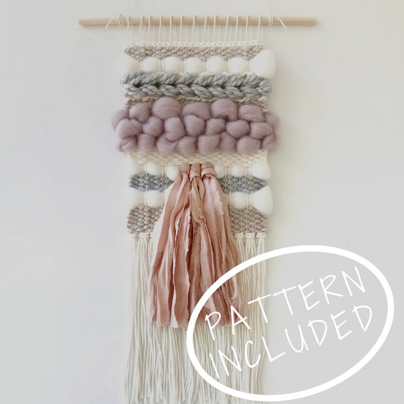 Weaving Kit for Beginners / Woven Wall Hanging Kit / DIY Etsy