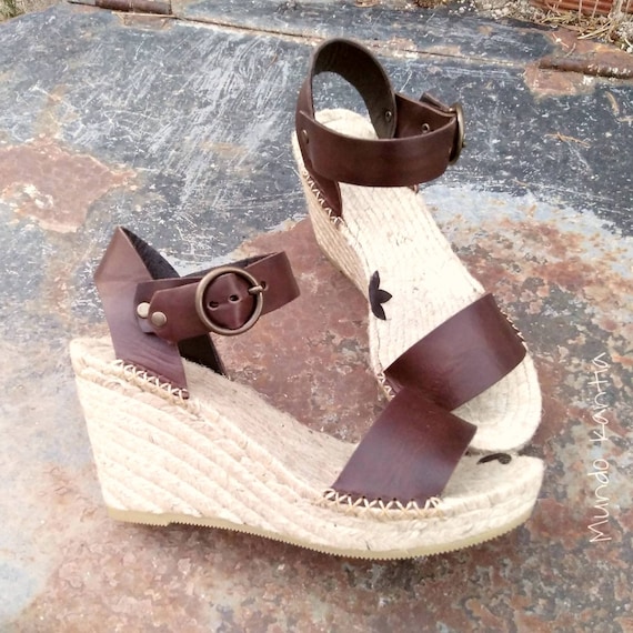wide espadrille sandals