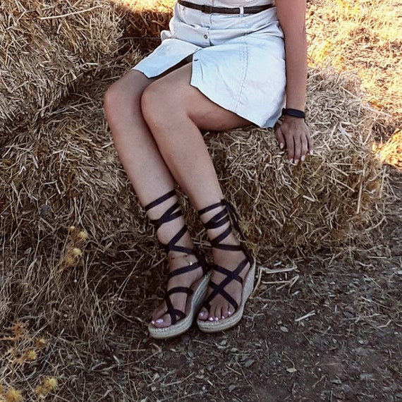 OUTLET 30% cuña esparto/ Talla 40eu/ Descuento espadrille | Etsy España