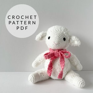 Crochet Pattern - Cuddly Lamb Amigurumi