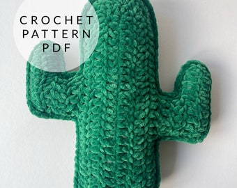 Crochet Pattern - Saguaro Cactus Cushion