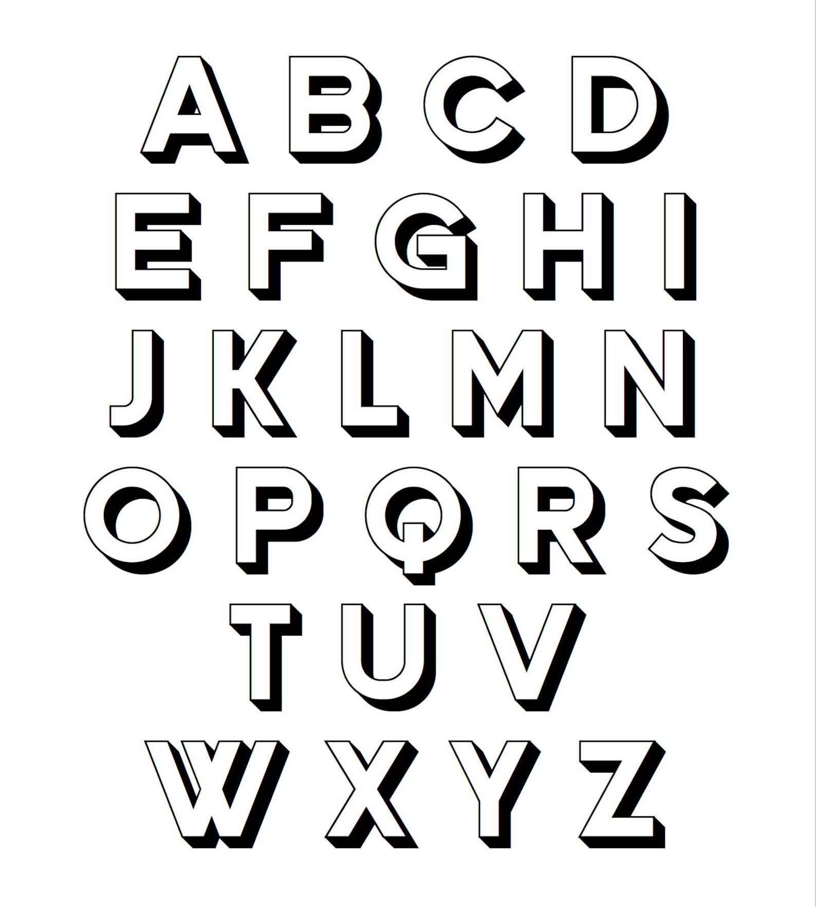 Crochet Pattern Retro Alphabet Cushion A to Z Etsy