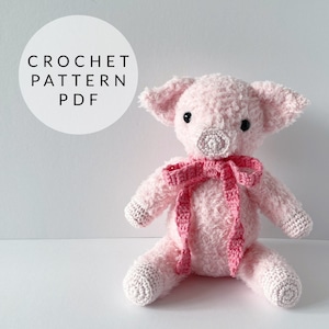 Crochet Pattern - Cuddly Piglet