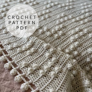 Crochet Pattern - Zig Zag Bobble Blanket