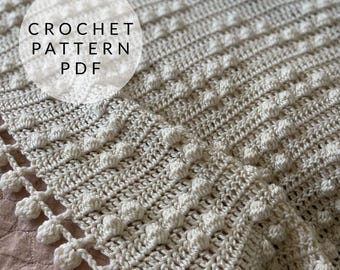 Crochet Pattern - Zig Zag Bobble Blanket