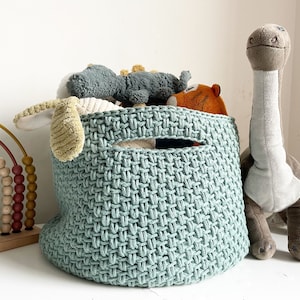 Crochet Pattern Spike Storage Basket image 7