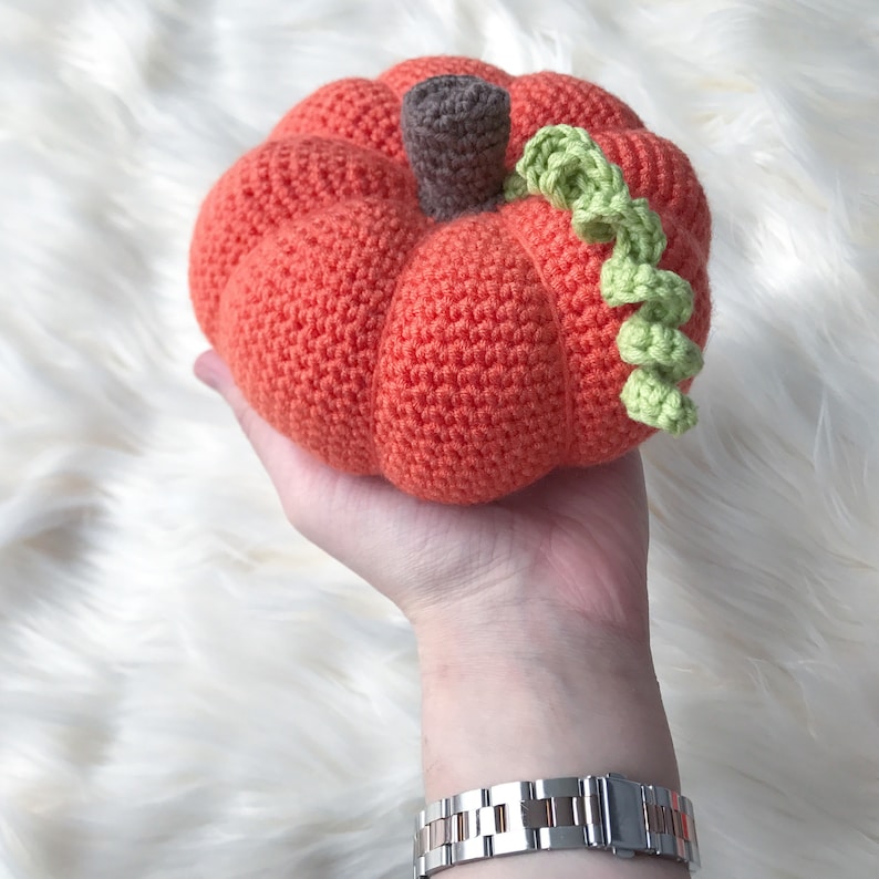 Crochet Pattern Trio of Pumpkins image 8