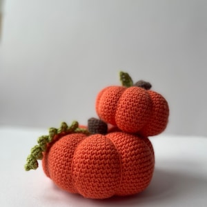 Crochet Pattern Trio of Pumpkins image 10