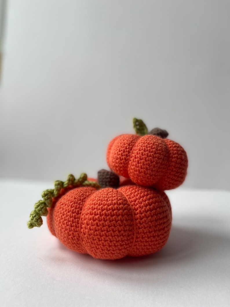 Crochet Pattern Trio of Pumpkins image 10