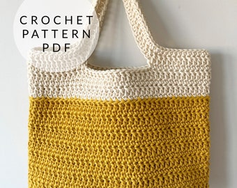 Crochet Pattern - Market Style Tote Bag