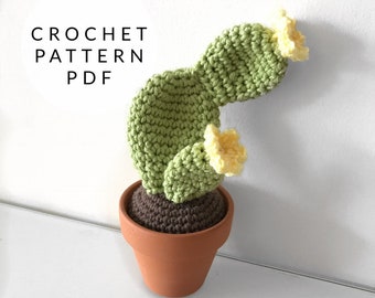 Crochet Pattern - Prickly Pear Cactus