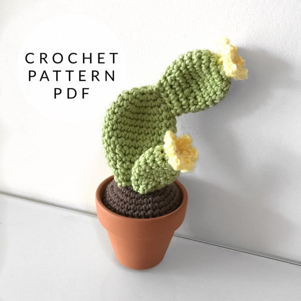 Crochet Pattern - Prickly Pear Cactus