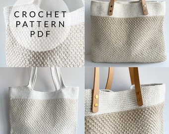 Patron au crochet - Point de pointe Tote bag