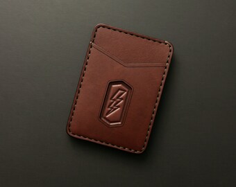 Men's Minimalist Leather Slim Wallet Engraved