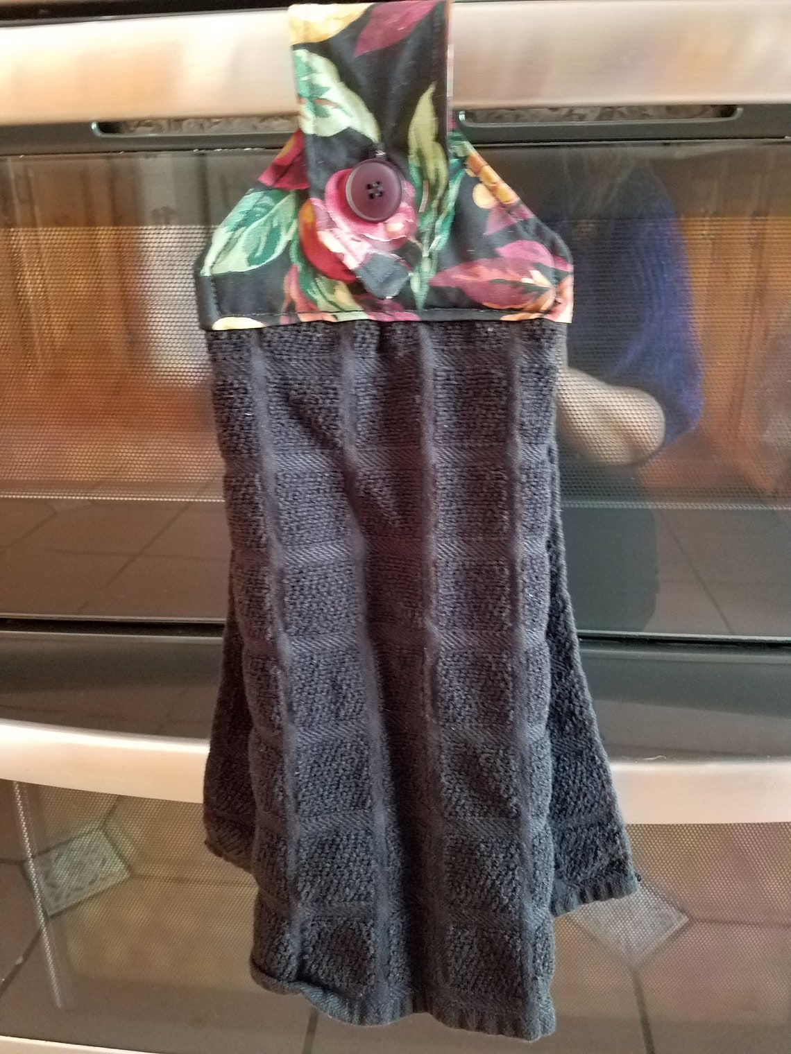 Kitchen Set. Hanging Hand Towel, Pot Holder, Pan Handle Pot Holder and