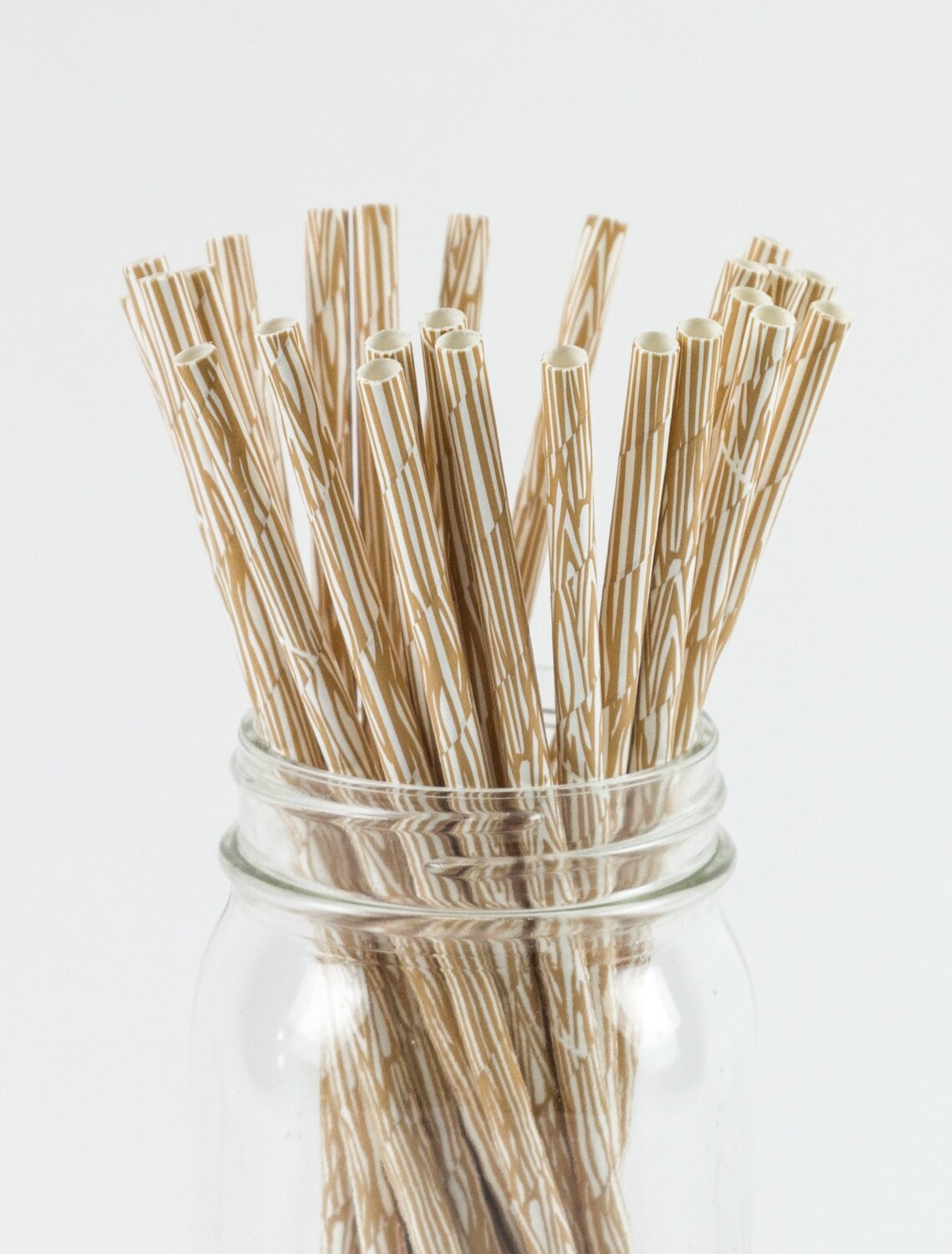 Paper Straws Tree Bark Design Straws 8 Inches Perfect Etsy