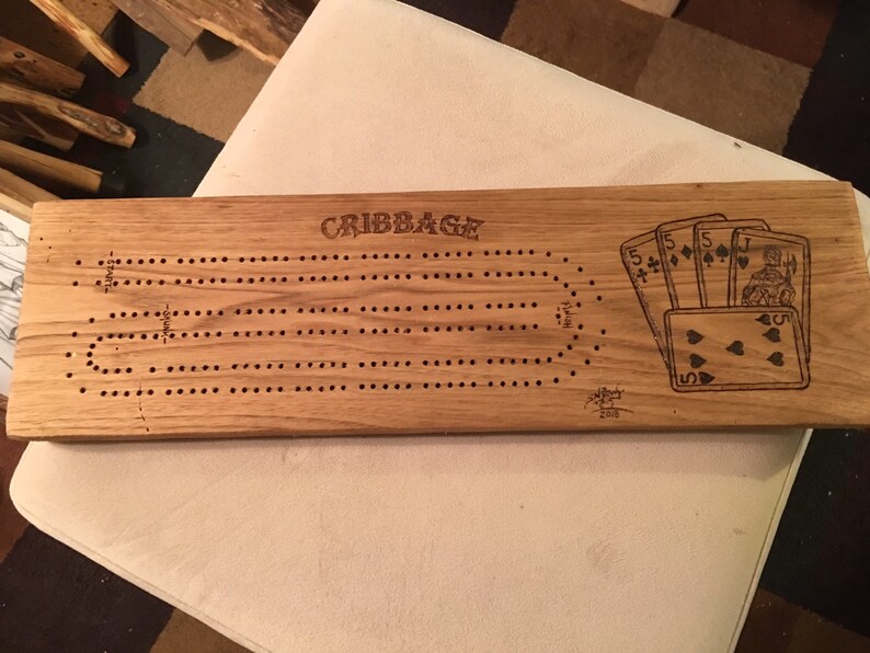 29 Hand Cribbage Board Etsy