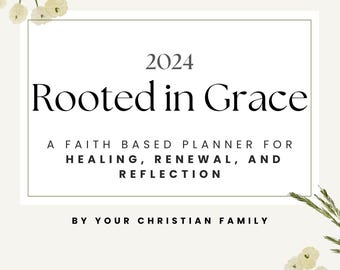 Planificador basado en la fe: Escrituras, oración y afirmaciones (PDF)