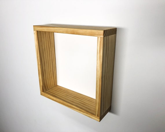 Square Floating Shelves Geometric Shelf Box Shelf Modular Etsy